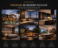 Renderly Studio Pack — 6 Premium 3D Renders